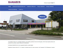 Tablet Screenshot of kamadur.com